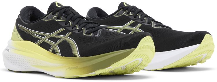 Asics Gel Kayano 30 Extra Wide Black Glow Yellow