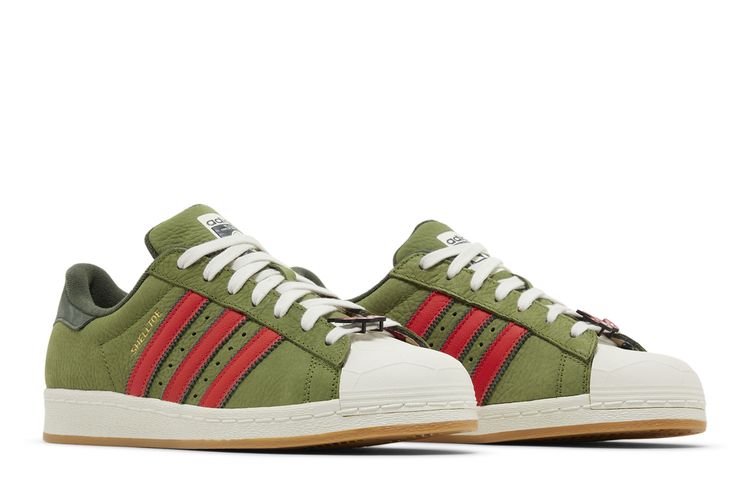 adidas TMNT Shell-Toe Shoes Craft Green 5 - Mens Originals Shoes adidas TMNT Shell-Toe Shoes Craft Green 5 - Mens Originals Shoes