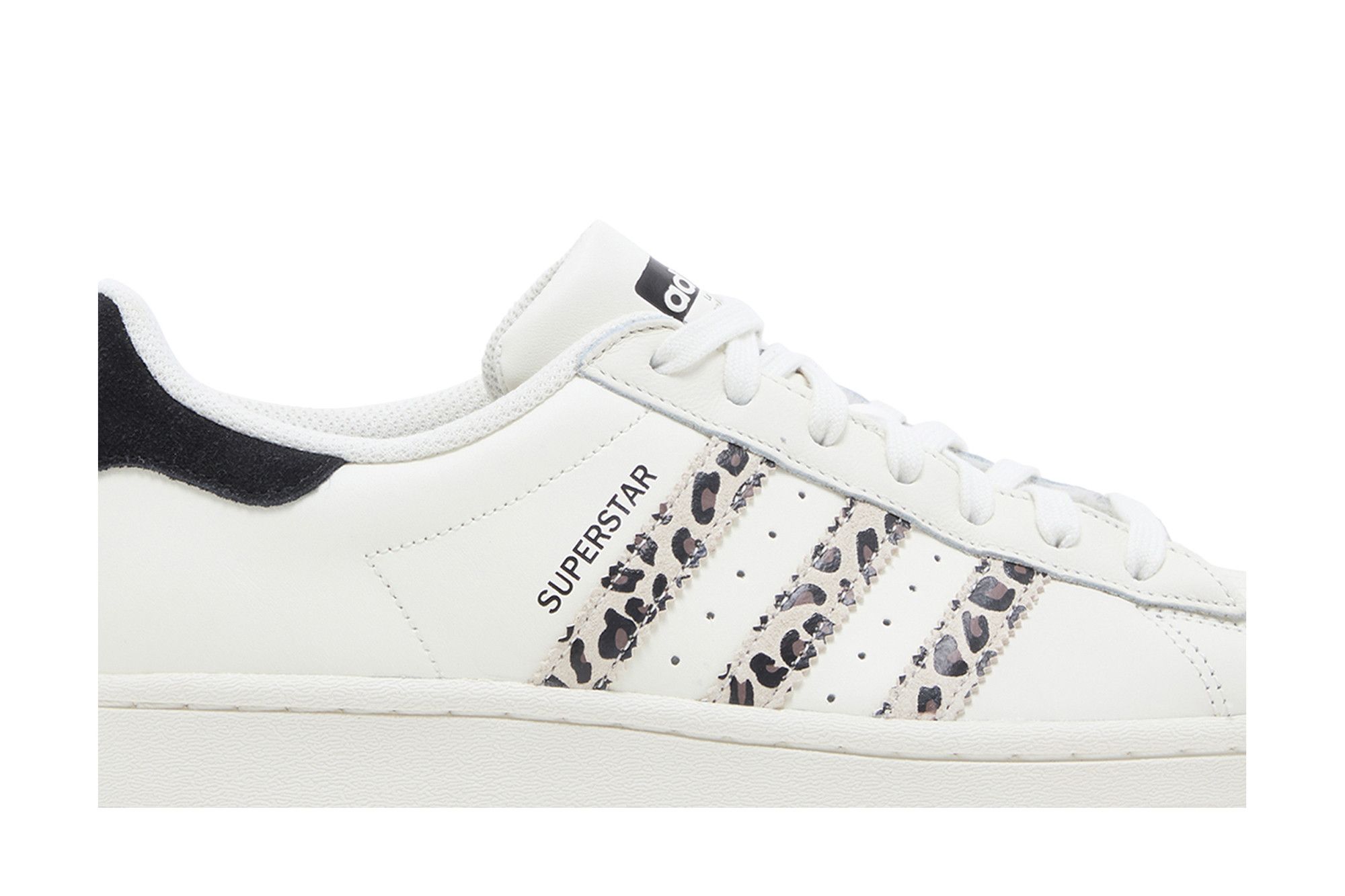Adidas superstar leopard white online
