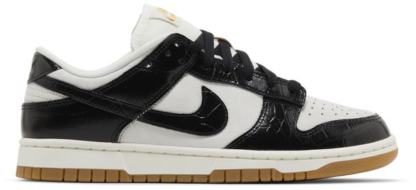 Nike Wmns Dunk Low Lx 'black Croc'