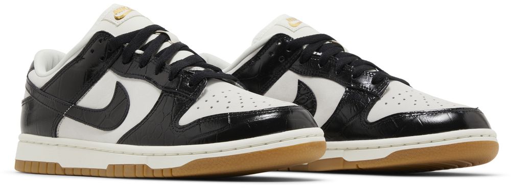 Nike Wmns Dunk Low Lx 'black Croc'