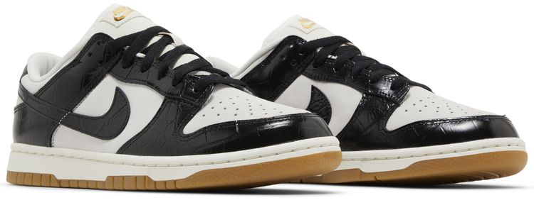 Nike Wmns Dunk Low LX Black Croc