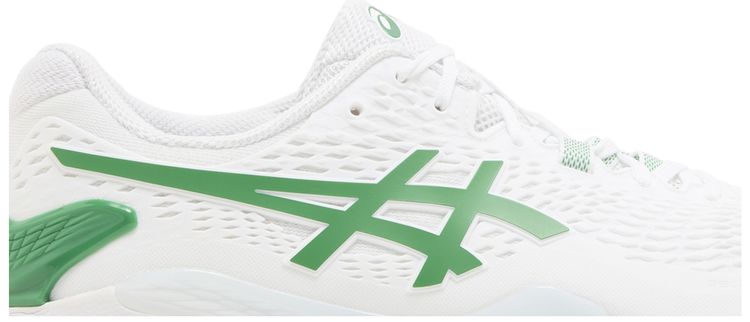 Asics Gel Resolution 9 2E Wide White Green