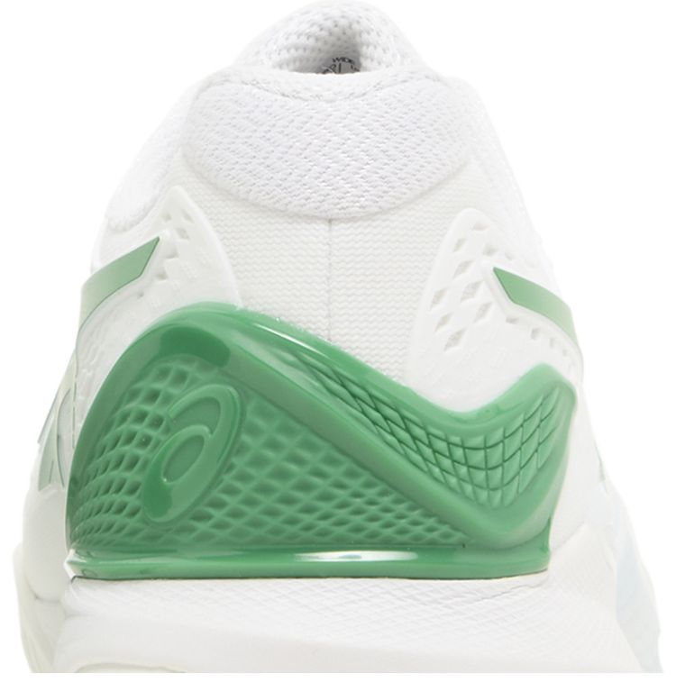 Asics Gel Resolution 9 2E Wide White Green