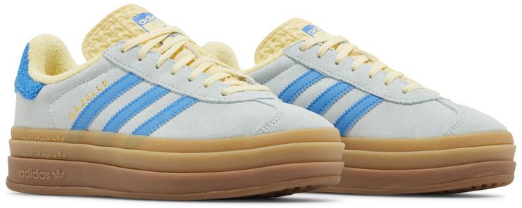 Adidas Wmns Gazelle Bold Almost Blue Yellow