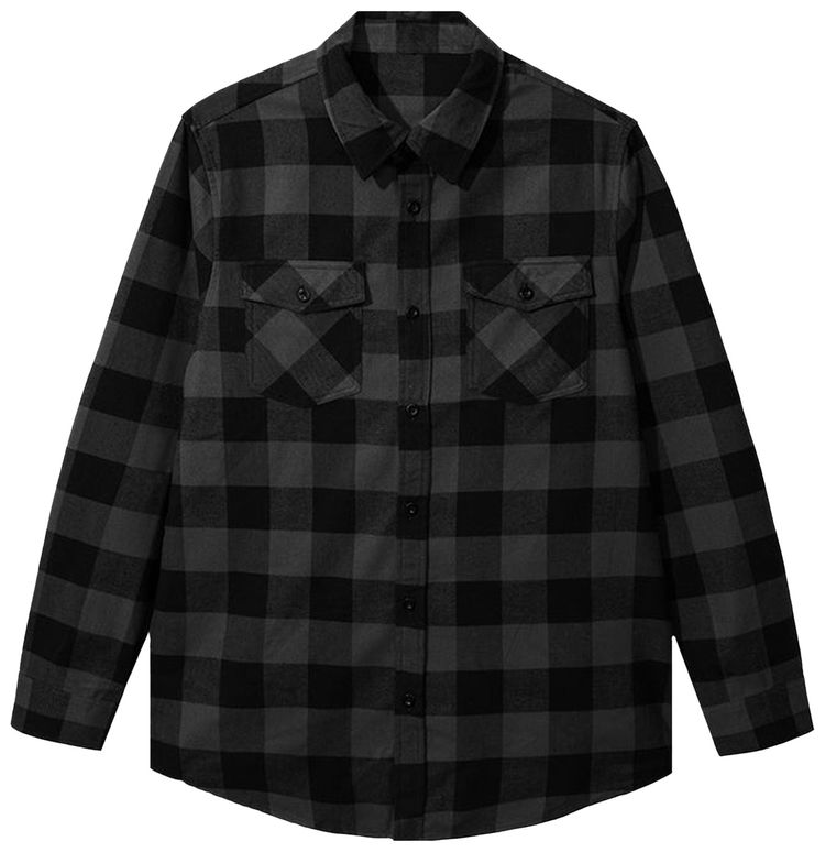 Anti Social Social Club A Fire Inside Flannel Black