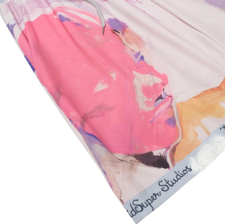 KidSuper Printed Shorts WhiteMulticolor Pink