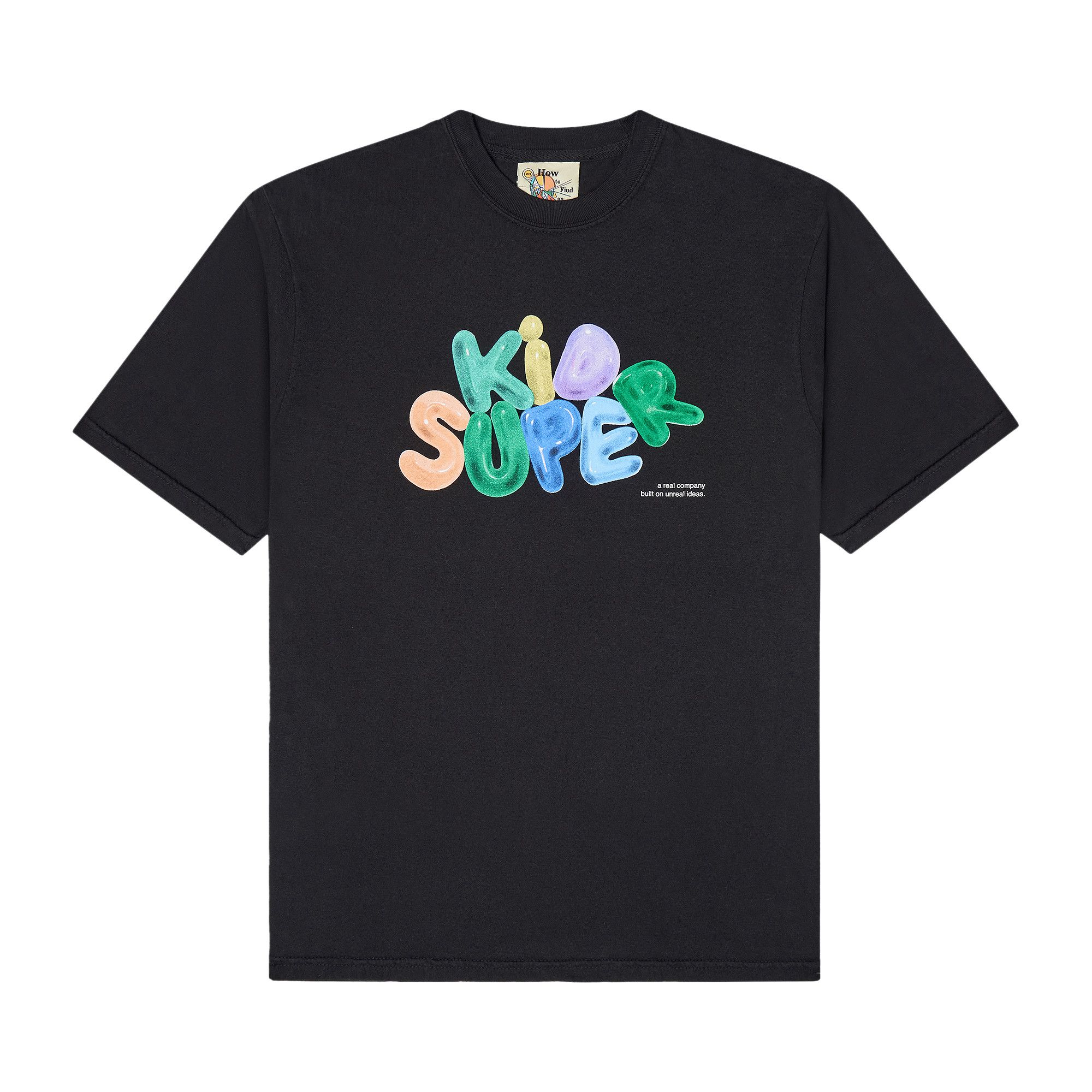 Tシャツ・カットソー KidSuper SS24 Black cotton t-shirt (SST10 BLACK) Buy KidSuper Bubble Tee 'Black' - SS24 SST 10 BLAC | GOAT