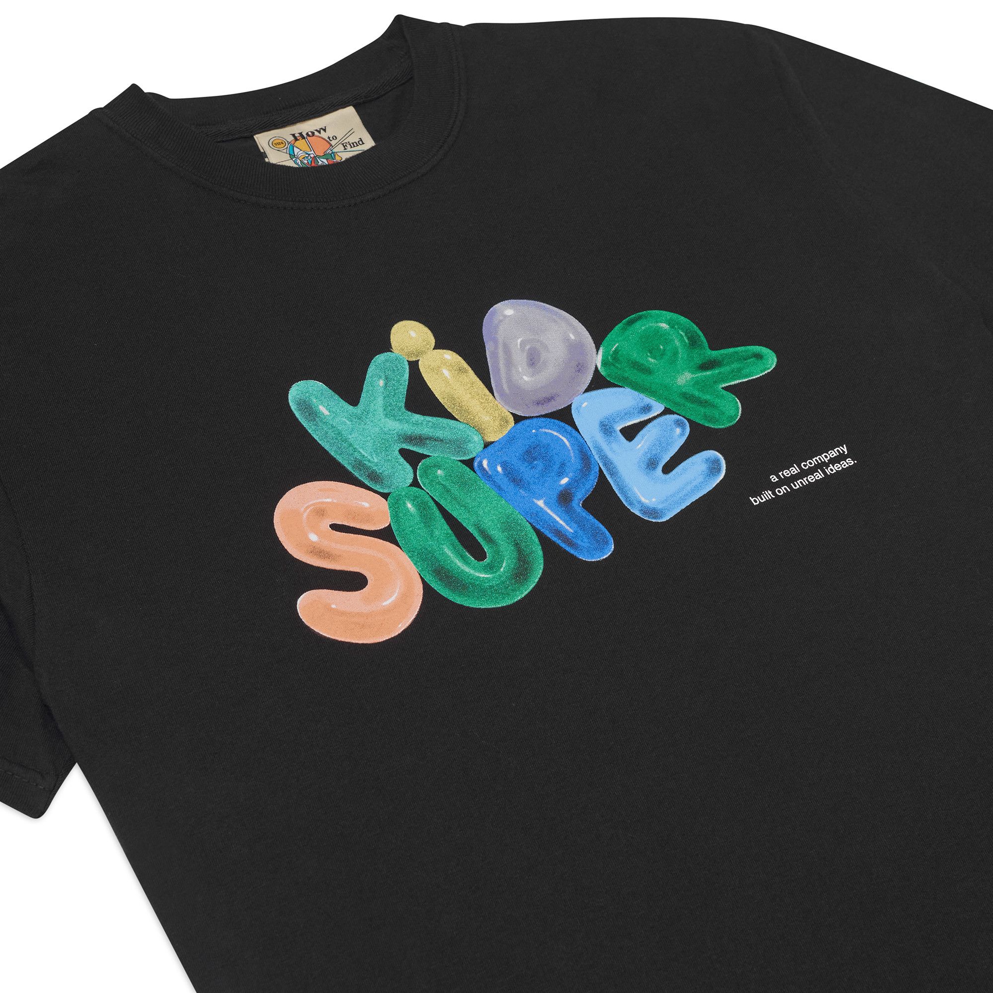 Tシャツ・カットソー KidSuper SS24 Black cotton t-shirt (SST10 BLACK) Buy KidSuper Bubble Tee 'Black' - SS24 SST 10 BLAC | GOAT
