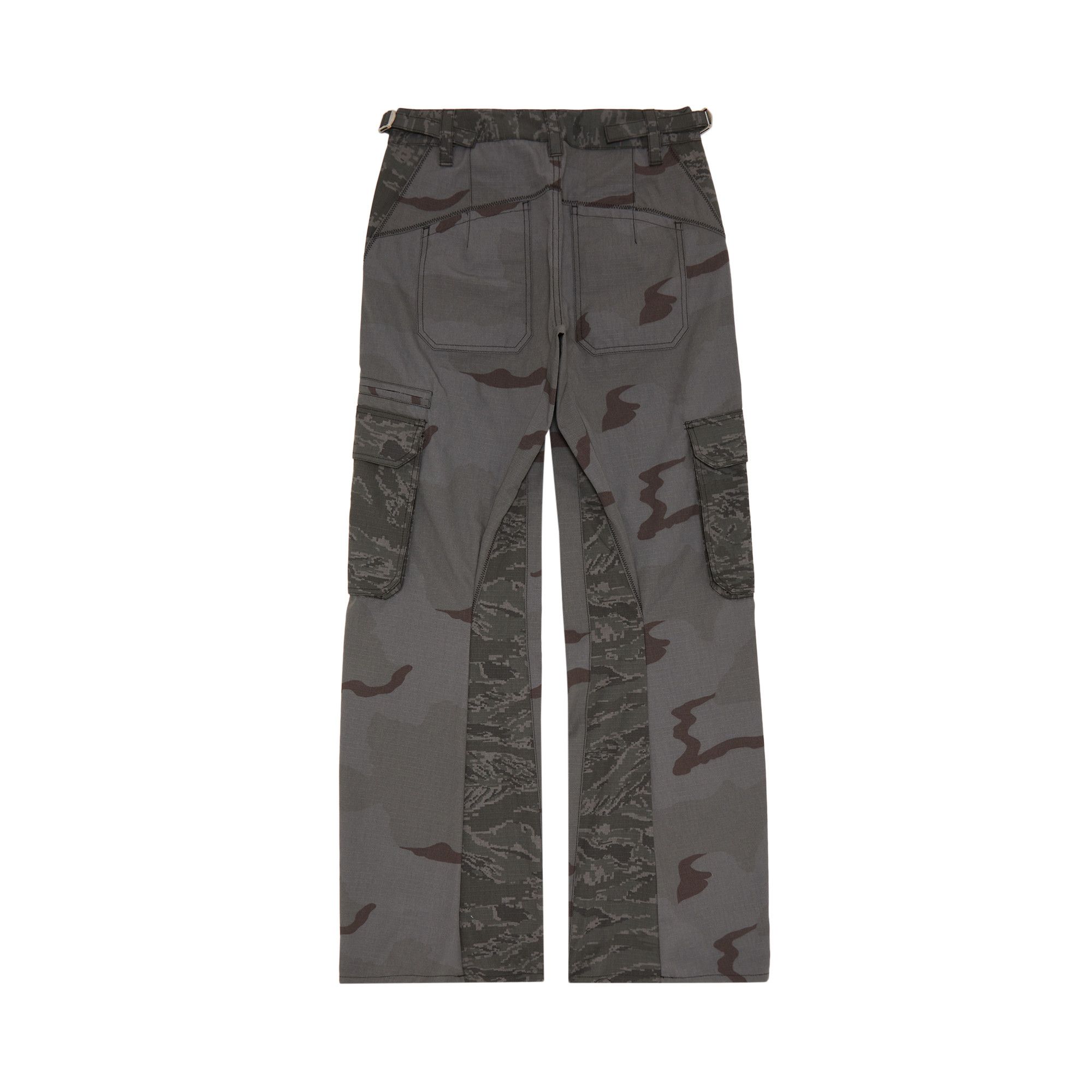 Buy Marine Serre Regenerated Camo Cargo Pants 'Dark Grey