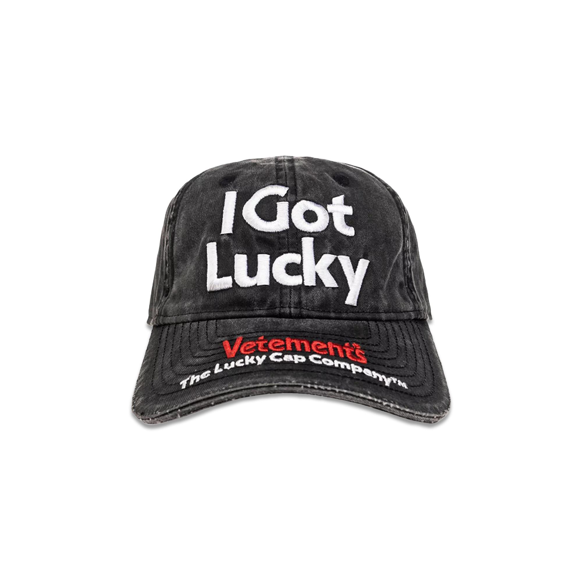 VETEMENTS- I GOT LUCKY CAP -WORLD EXCLUSIVE-