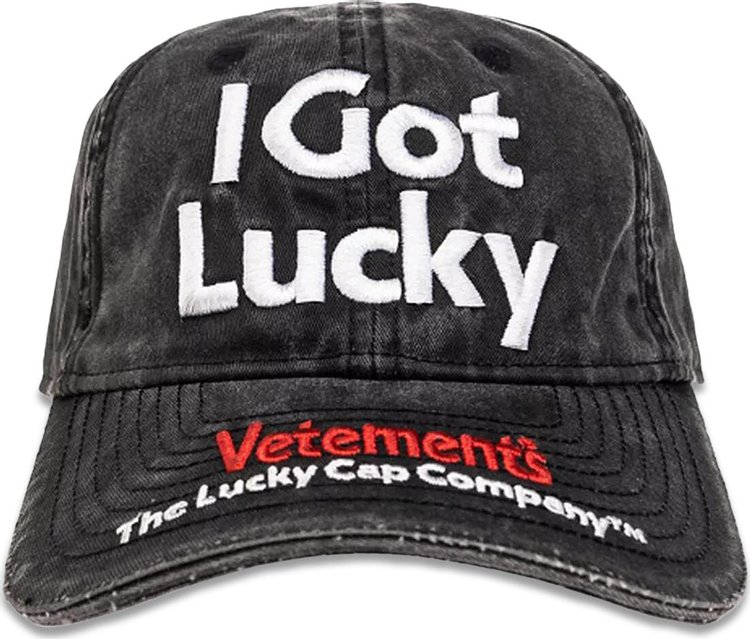 Vetements Lucky Cap Black