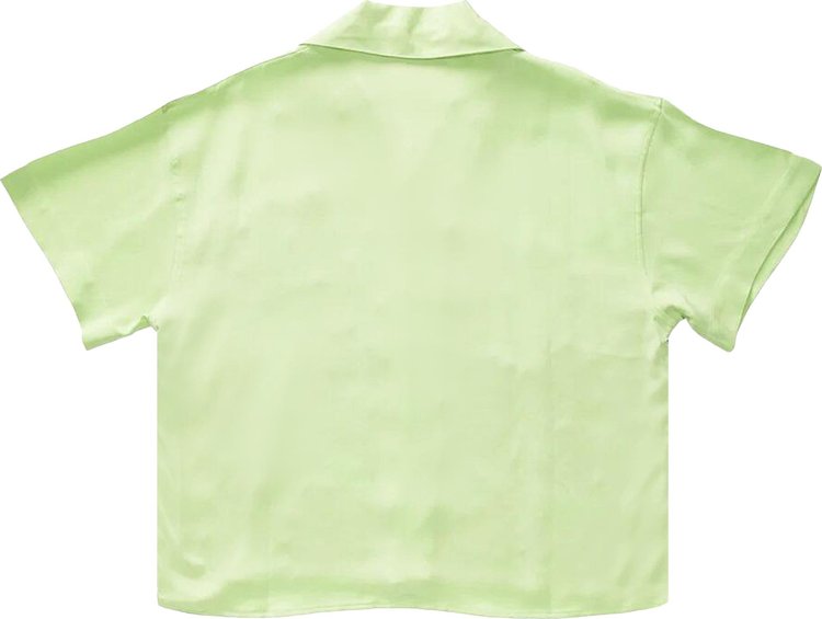 Glass Cypress Silk Shirt Green