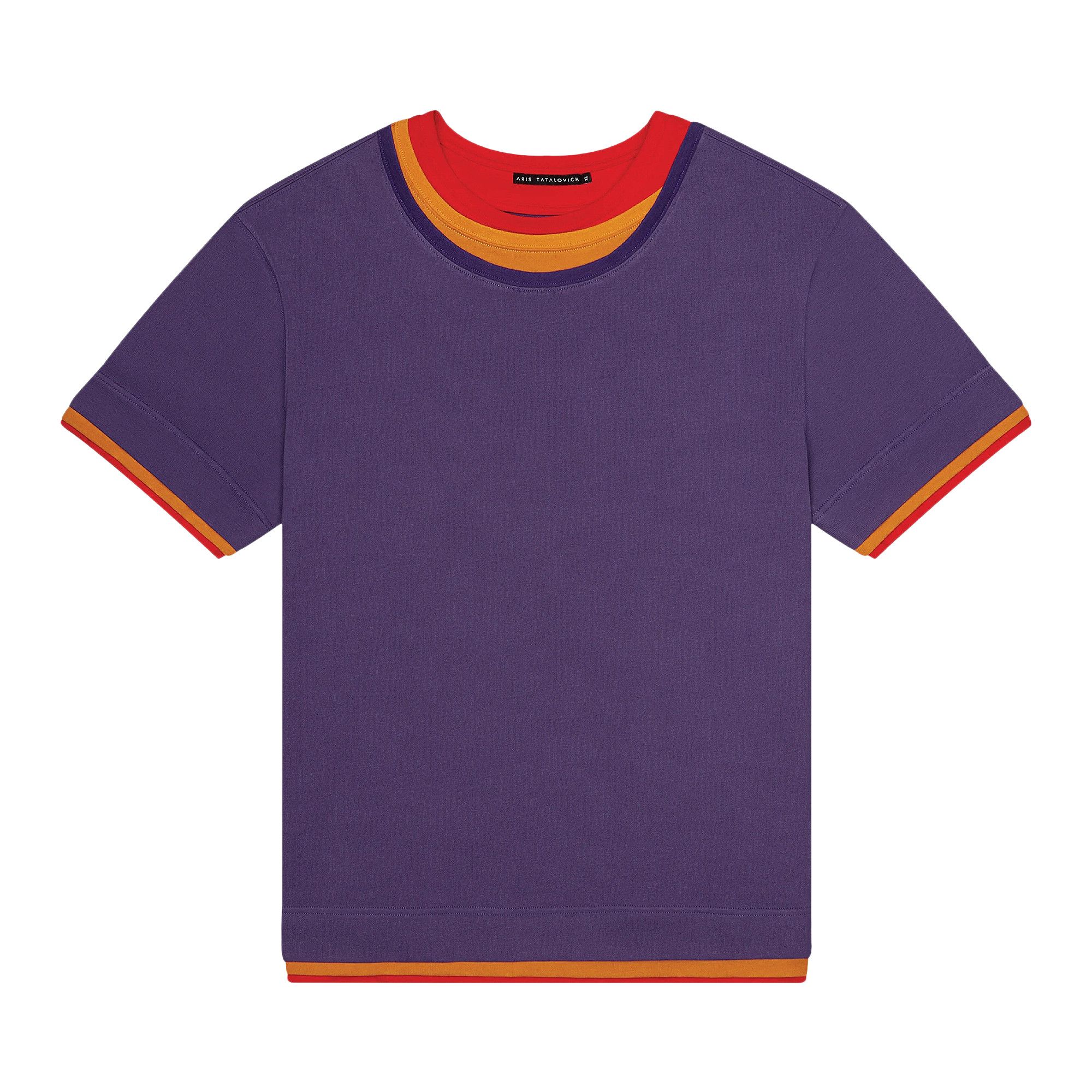 Buy Aris Tatalovich Triple Layer T-Shirt 'Purple' - ATFW23T00 PURP