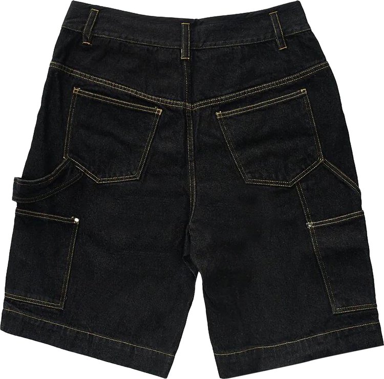 Aris Tatalovich Denim Work Shorts Black