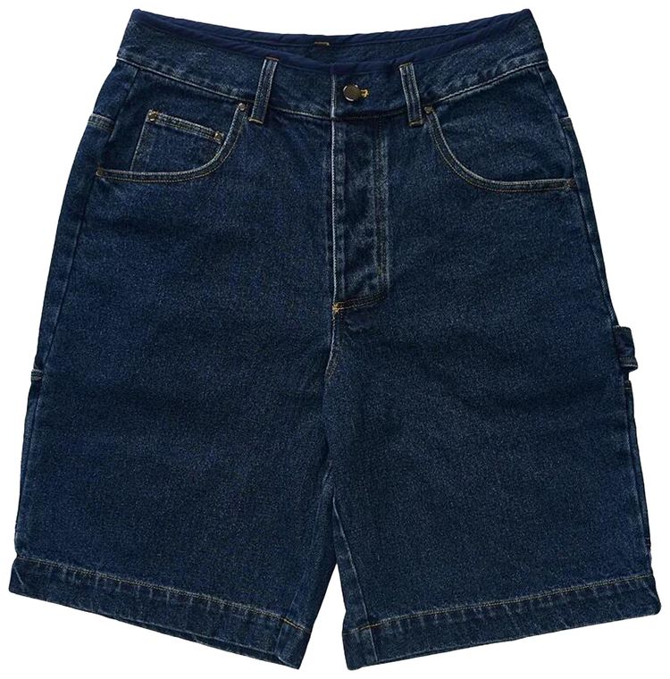 Aris Tatalovich Denim Work Shorts Blue