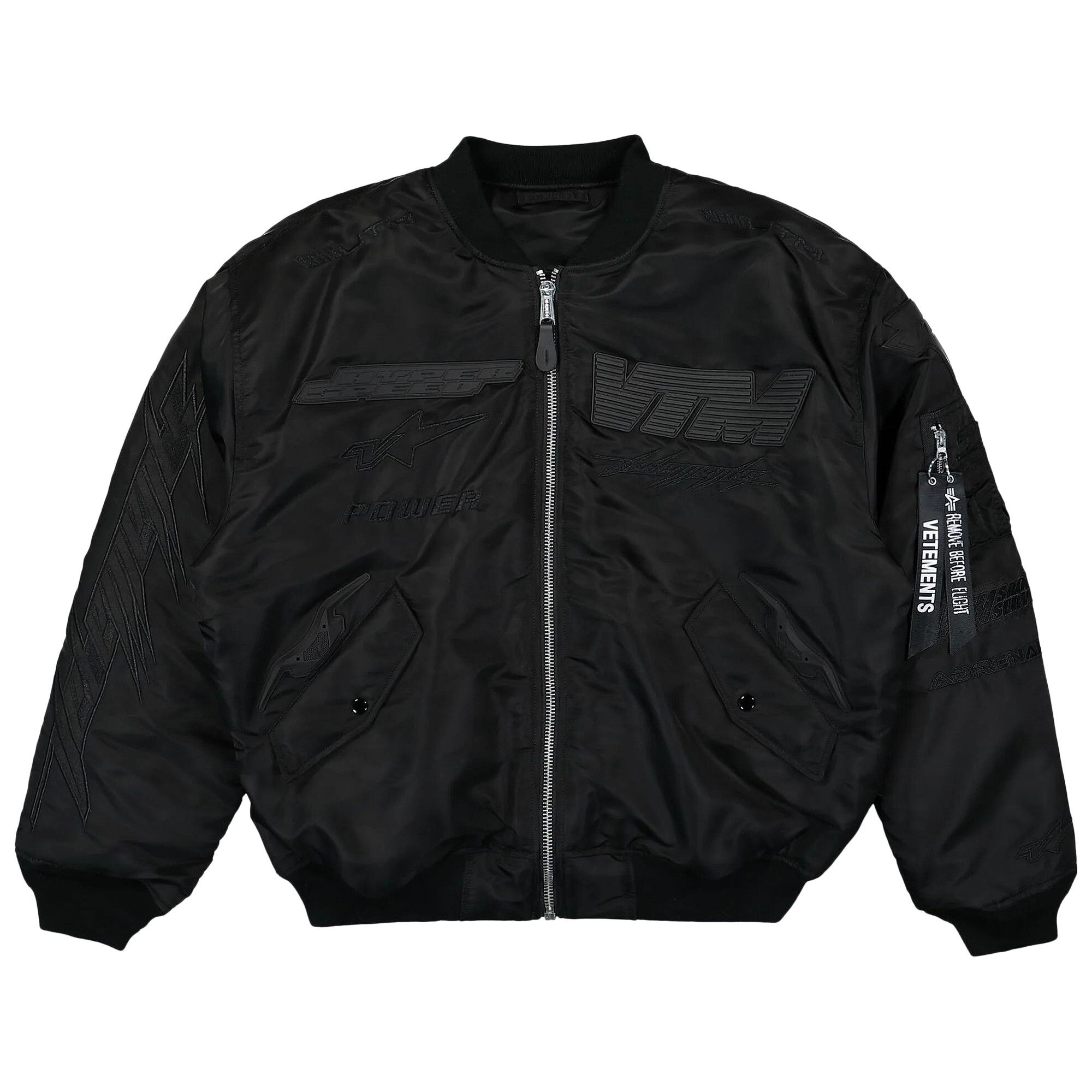Buy Vetements Motorcycle Bomber Jacket 'Black' - UE54JA220B BLAC