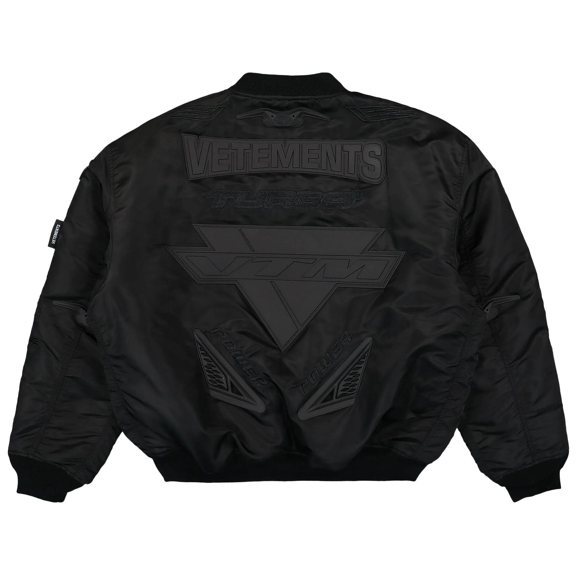 Buy Vetements Motorcycle Bomber Jacket 'Black' - UE54JA220B BLAC