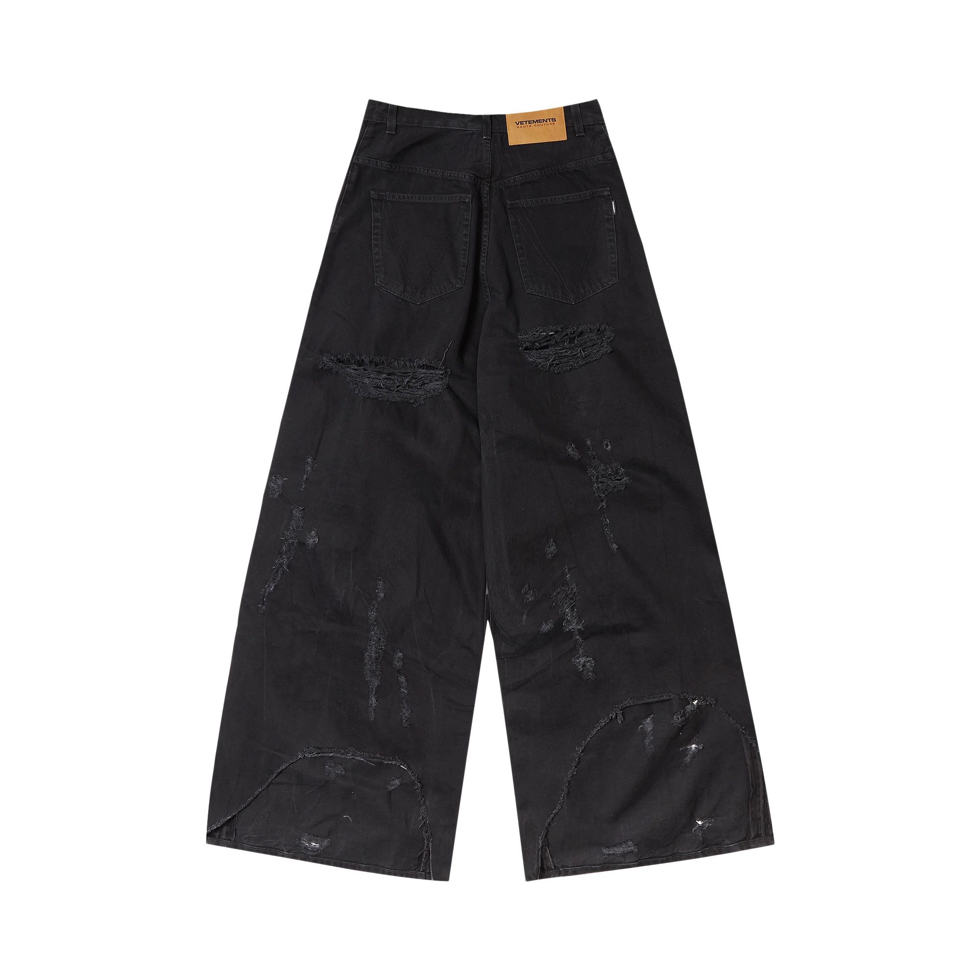 Buy Vetements Destroyed Baggy Jeans 'Yellow' - UE54PA240B