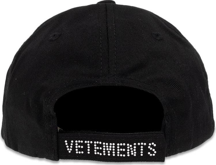 Vetements VIP Crystal Cap Black