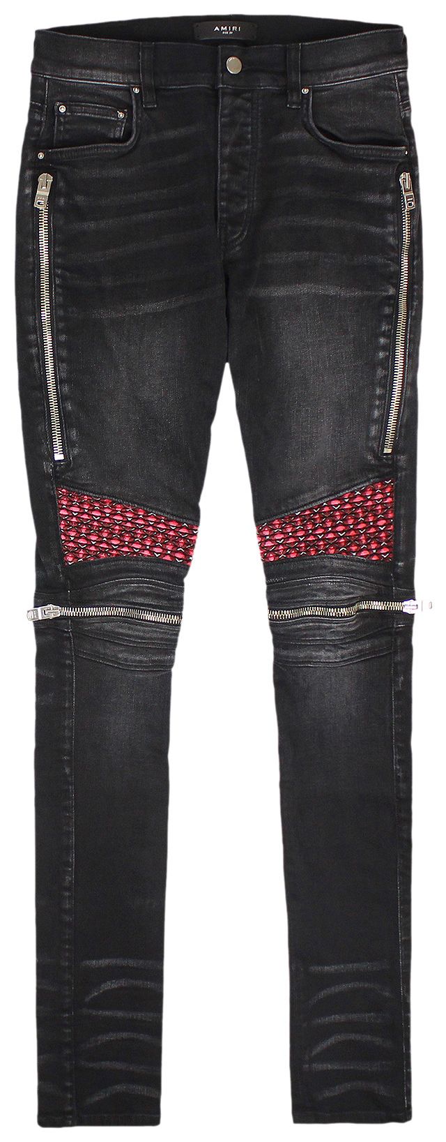 Amiri Velvet PJ MX2 Jean Aged Black