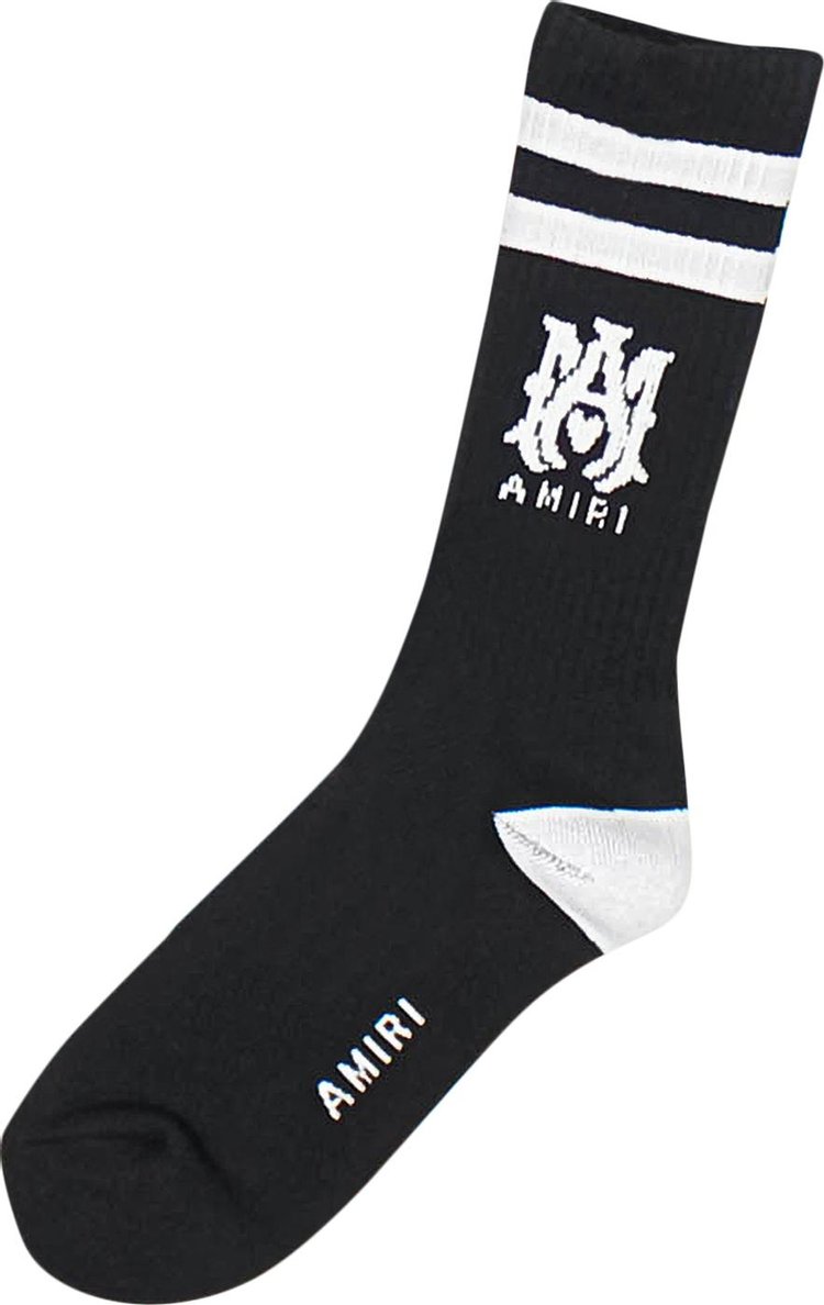 Amiri Small Solid Socks 'Black'