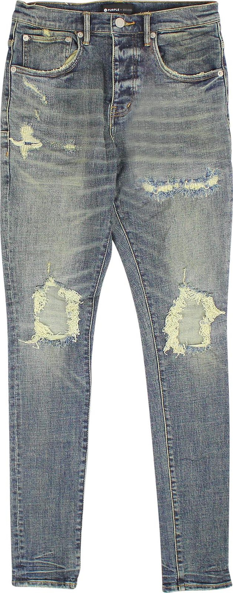 PURPLE BRAND Blowout Jeans 'Dirty Indigo'
