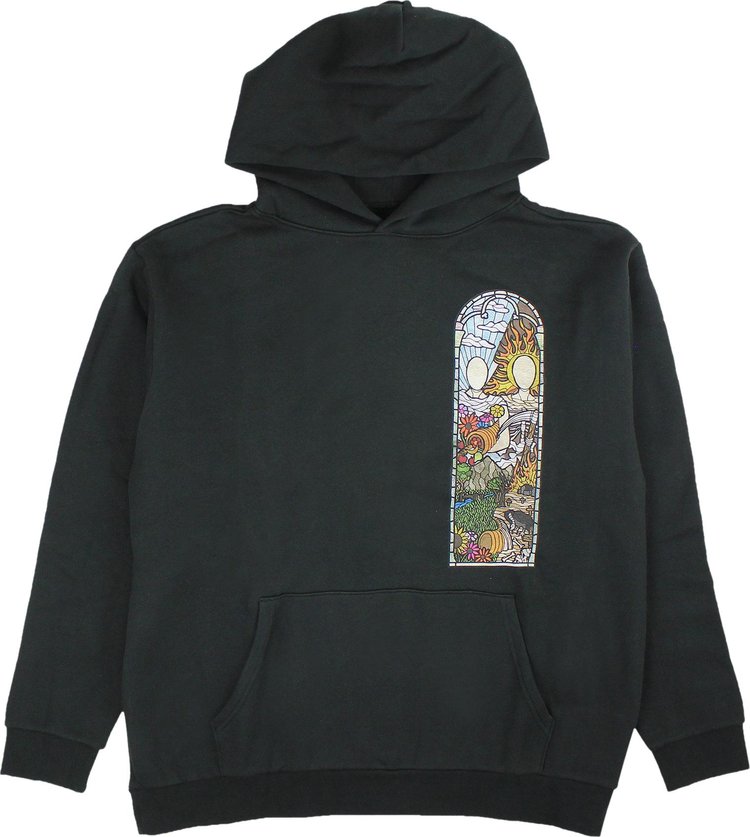 Who Decides War Stained Glass Hoodie 'Black'