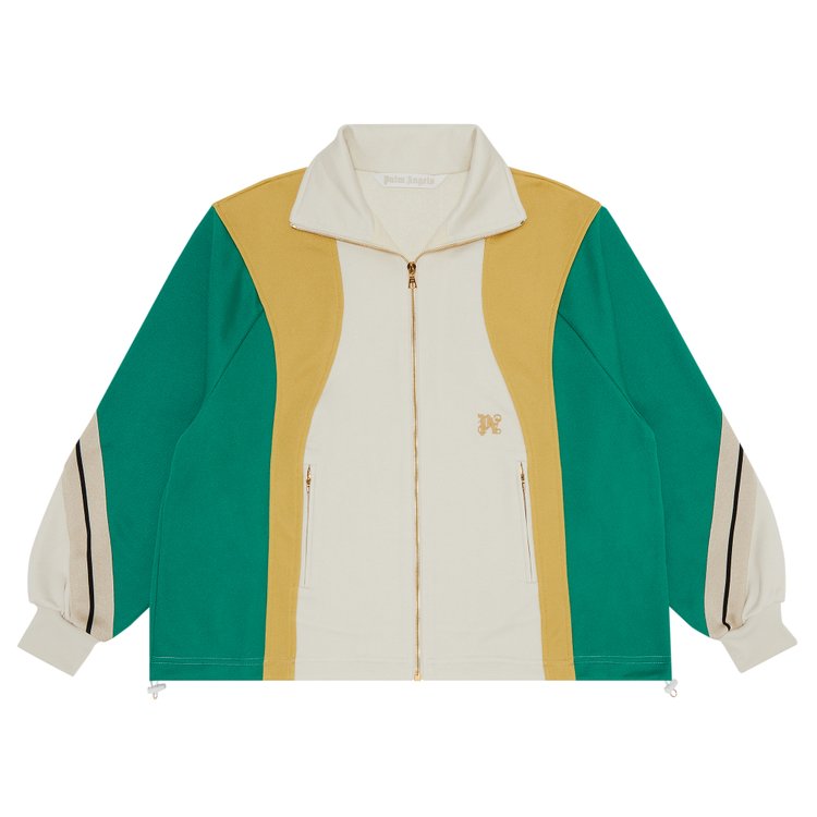 Palm Angels Monogram Colorblock Sweatshirt 'Off White/Multicolor'
