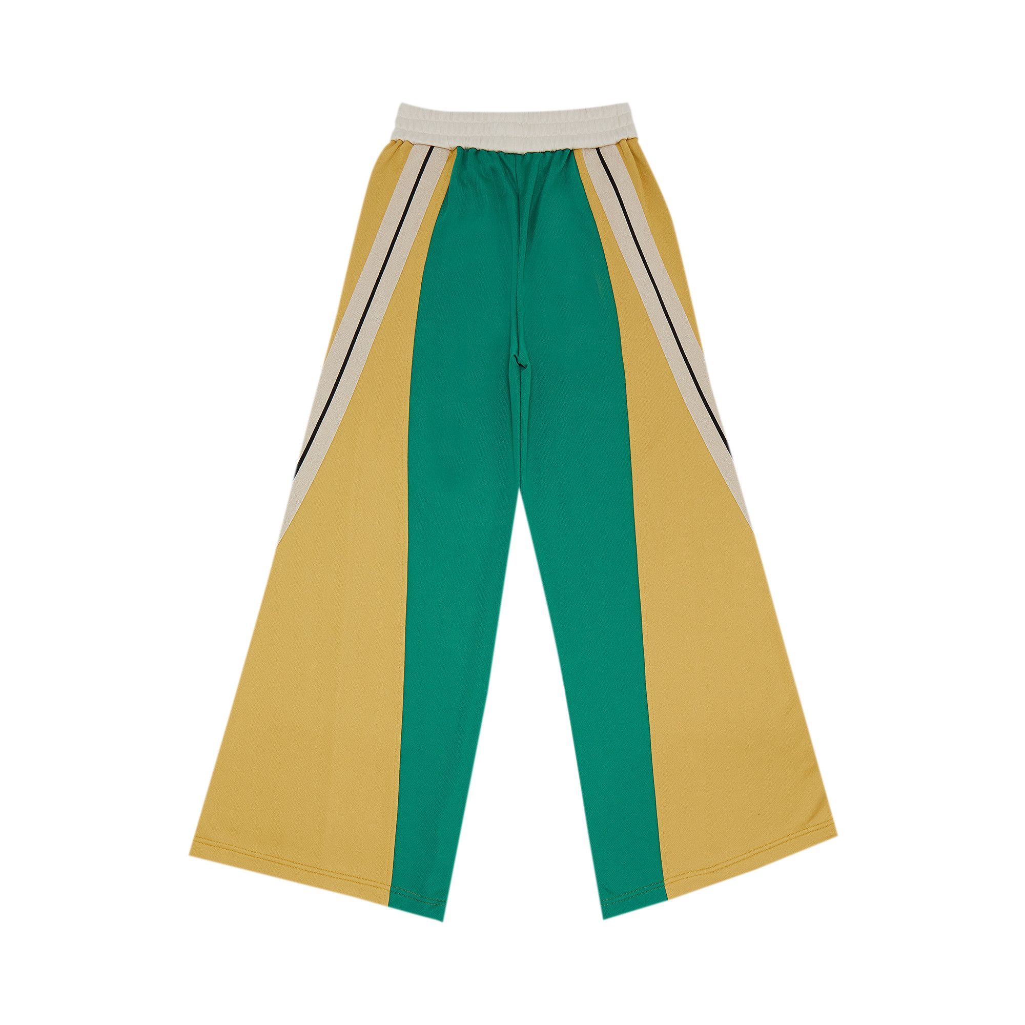Buy Palm Angels Monogram Colorblock Wide Track Pant 'Off