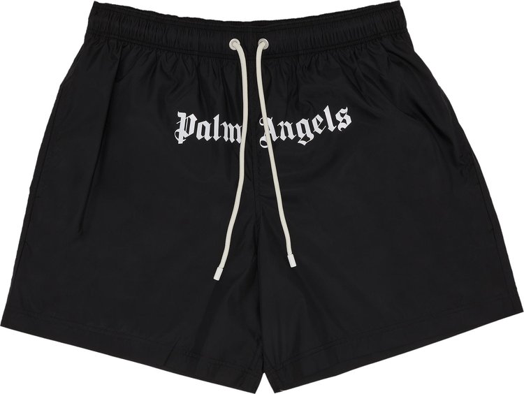 Palm Angels Classic Logo Swimshorts 'Black'