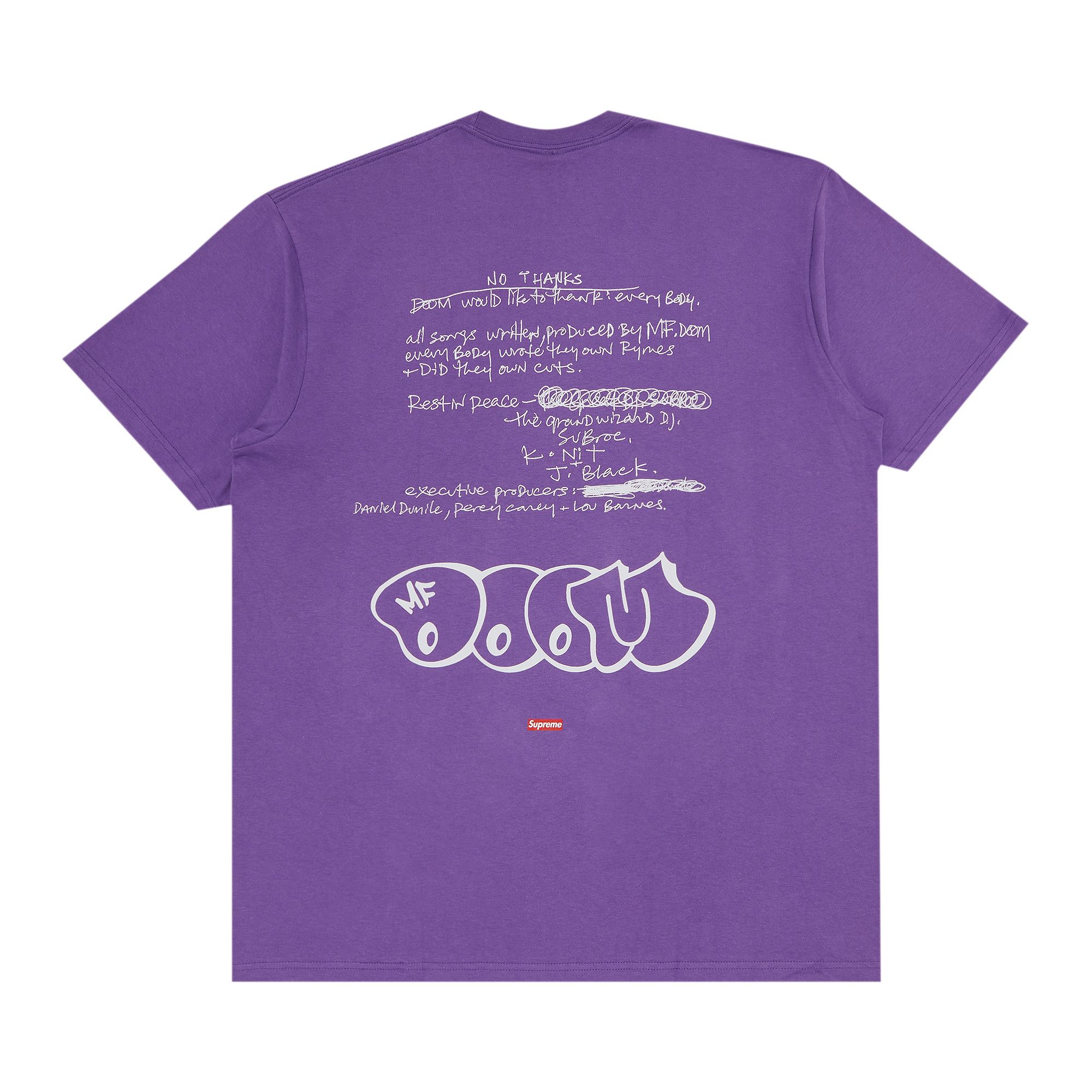 Buy Supreme MF DOOM Tee 'Dusty Purple' - FW23T3 DUSTY PURPLE