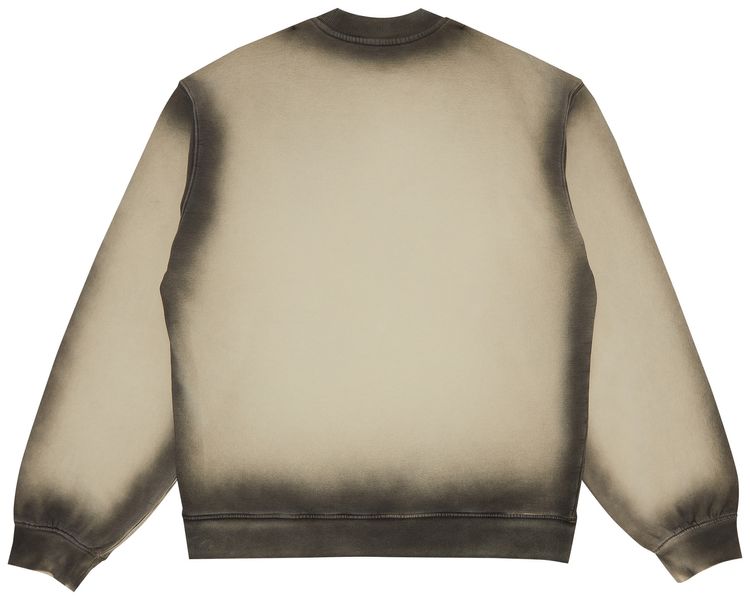 YProject Pinched Logo Sweatshirt Beige Spray