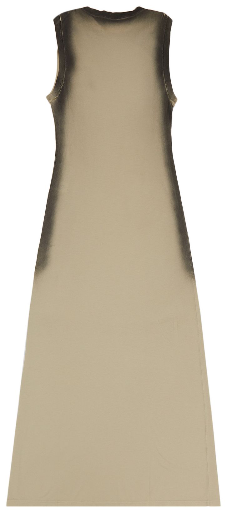 YProject Twisted Shoulder Tank Dress Beige Spray