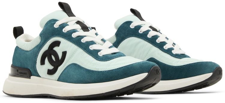 Chanel Wmns Suede Calfskin Sneaker Light Green