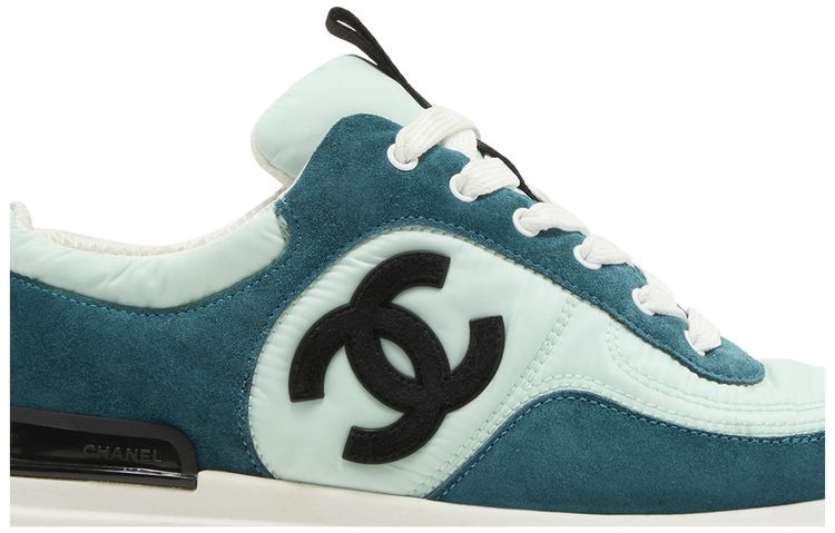 Chanel Wmns Suede Calfskin Sneaker Light Green