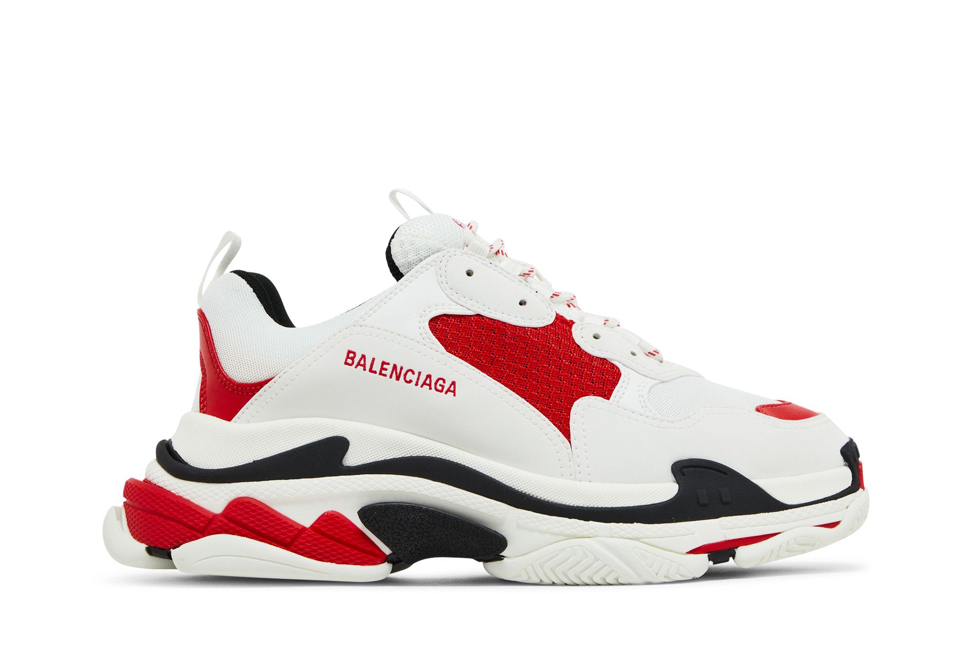 Buy Balenciaga Triple S Sneaker White Red Black 536737 W2FW5 1261 GOAT CA