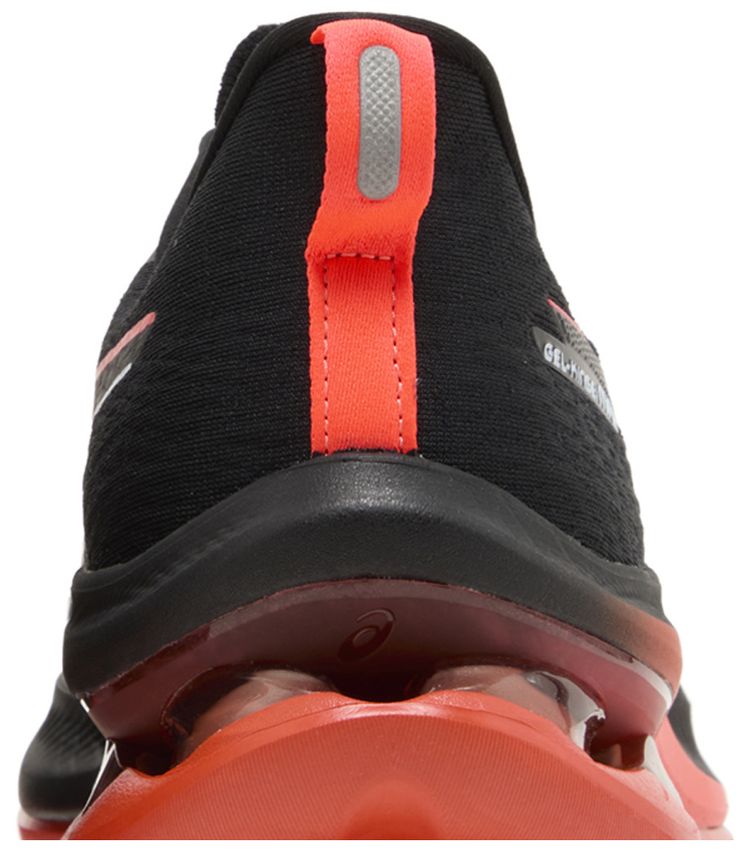 Asics Gel Kinsei Max Black Sunrise Red