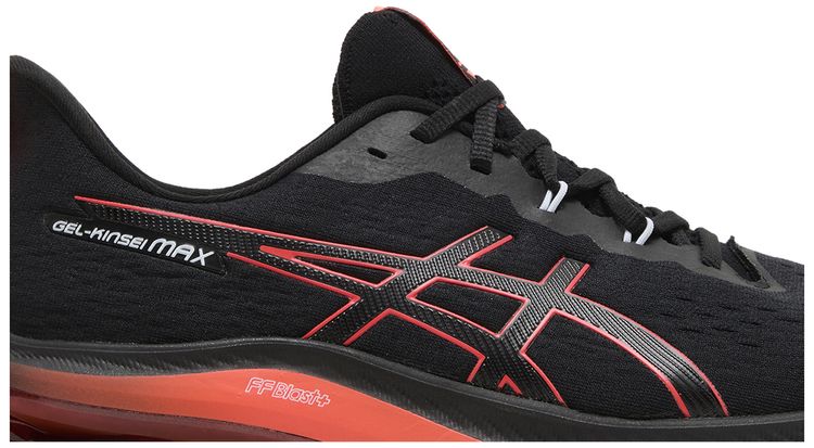 Asics Gel Kinsei Max Black Sunrise Red
