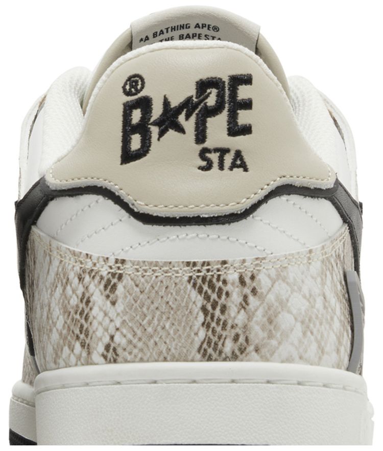BAPE Sk8 Sta 1 Beige Snakeskin