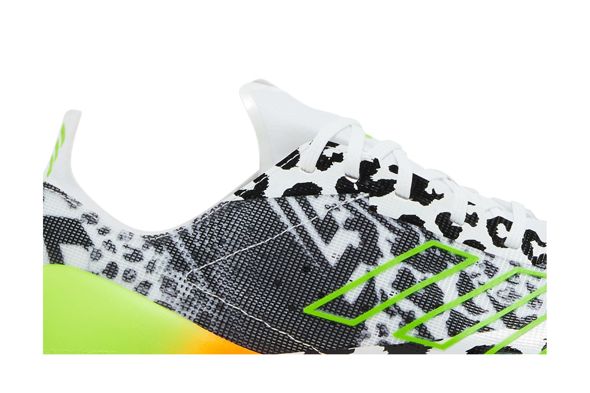 Size 9.0 Adizero 40 Mismatch White Multi Color