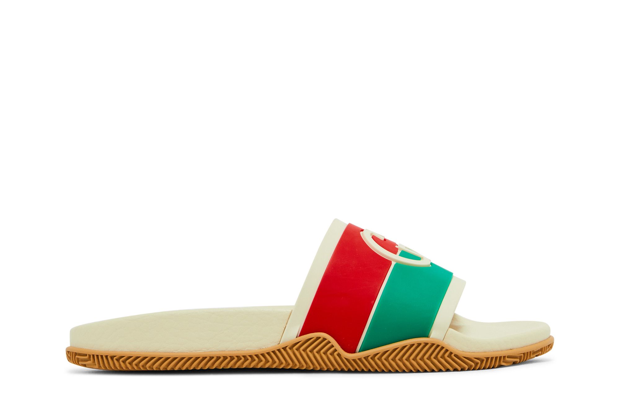 Gucci slides green and red sales