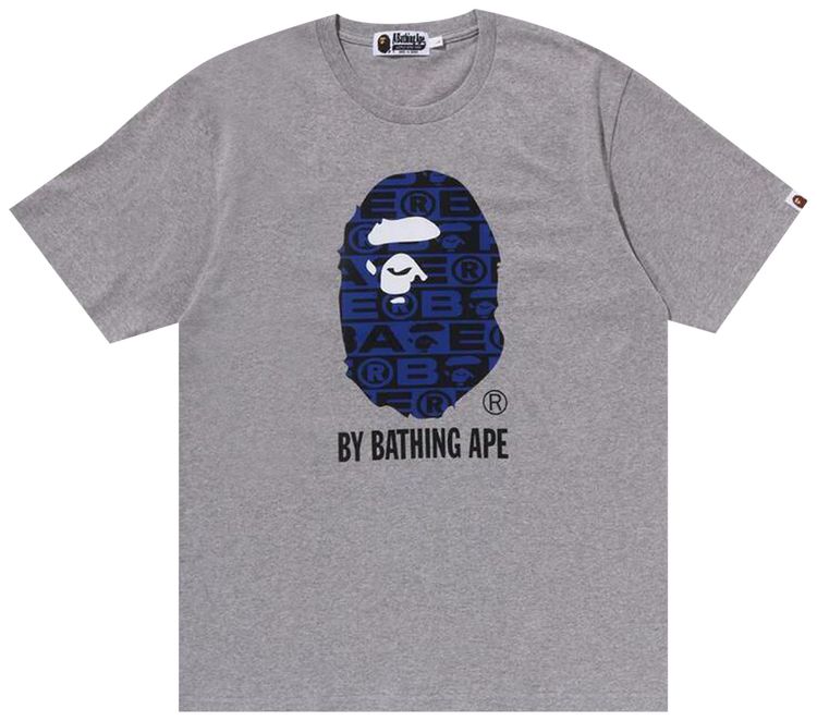 BAPE Lux Sport Pattern By Bathing Ape Tee Grey