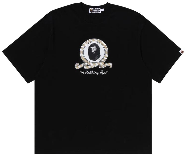 BAPE Graphic Relaxed Fit Tee Black