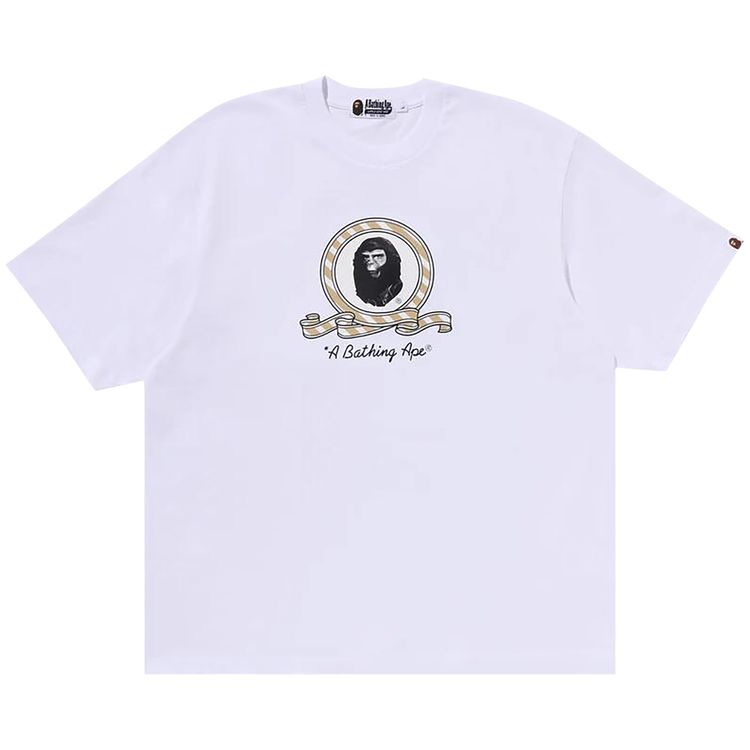 BAPE Graphic Relaxed Fit Tee White