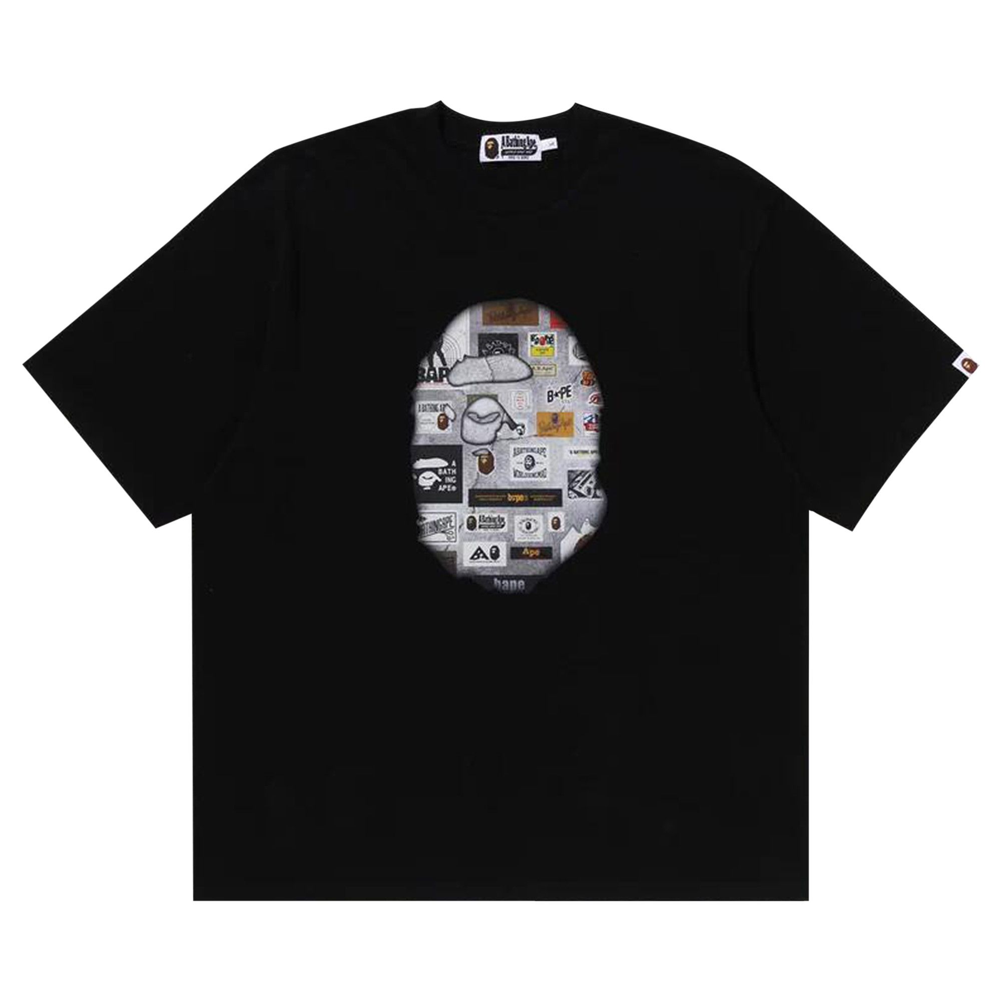 Bape multi logo tee outlet