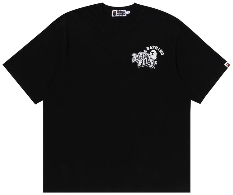 BAPE Comics Graphic Tee Black