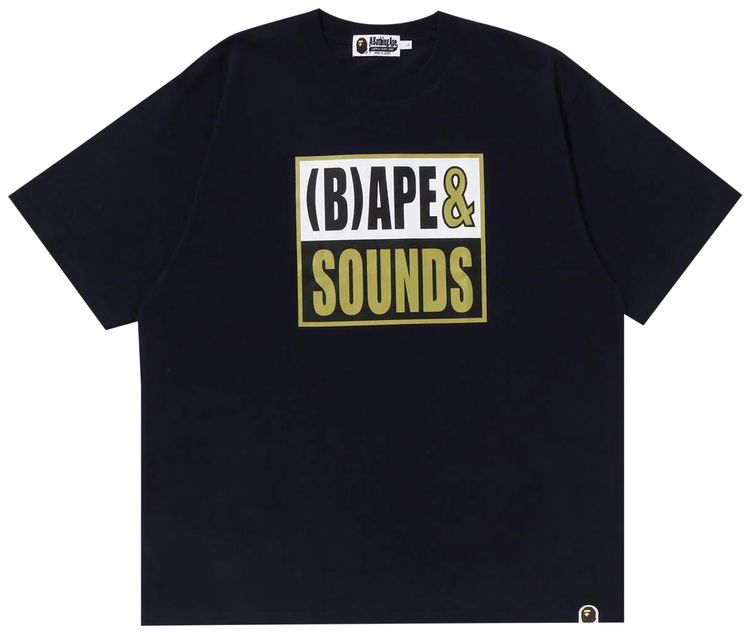 BAPE Sounds Logo Tee Navy