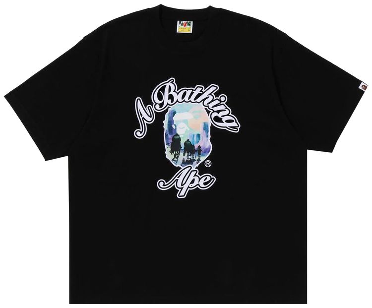 BAPE Forbidden Zone Ape Head Tee Black
