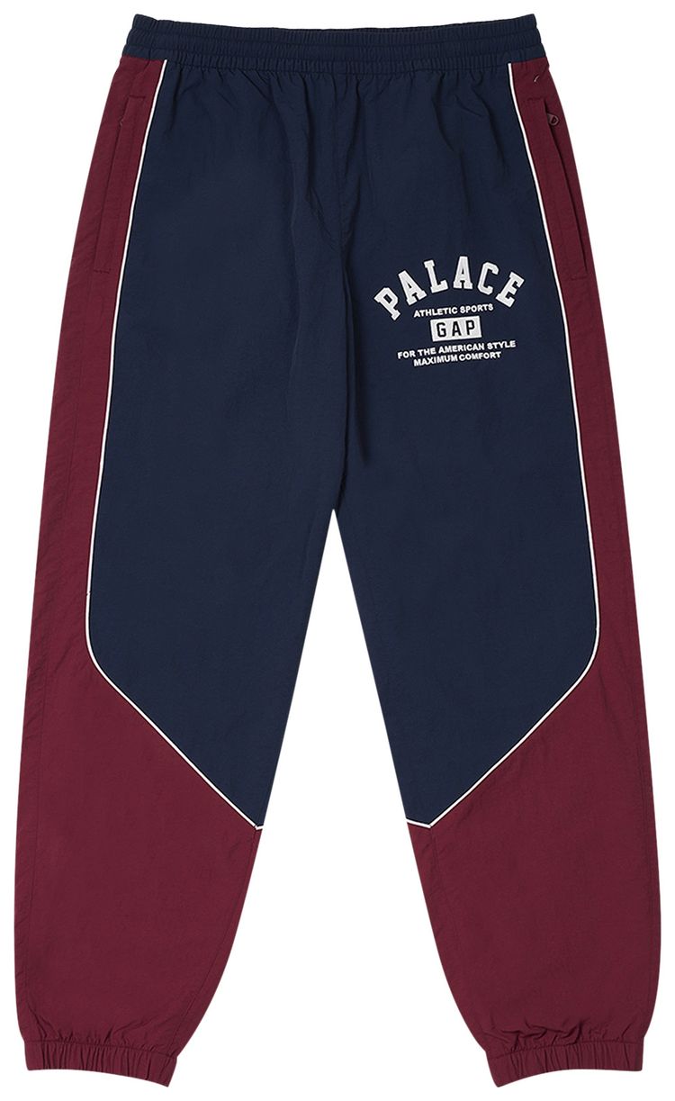 Palace x Gap Nylon Track Bottom NavyRed